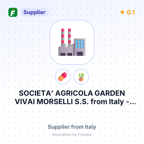 SOCIETA' AGRICOLA GARDEN VIVAI MORSELLI S.S. – summary card, no photo uploaded yet