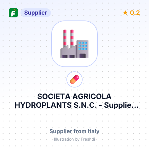 SOCIETA AGRICOLA HYDROPLANTS S.N.C. – summary card, no photo uploaded yet