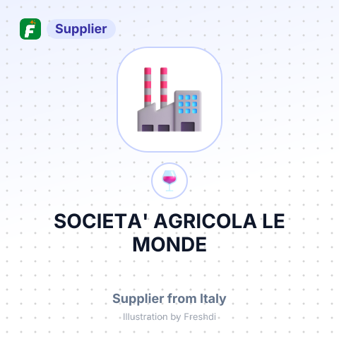 SOCIETA' AGRICOLA LE MONDE – summary card, no photo uploaded yet