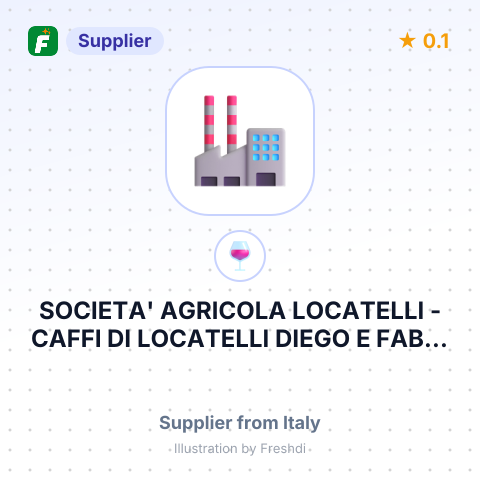 SOCIETA' AGRICOLA LOCATELLI - CAFFI DI LOCATELLI DIEGO E FABIO S.A.S. – summary card, no photo uploaded yet