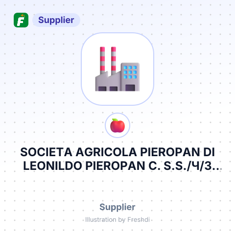 SOCIETA AGRICOLA PIEROPAN DI LEONILDO PIEROPAN C. S.S./Ч/З JSC – summary card, no photo uploaded yet