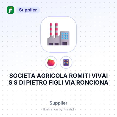 SOCIETA AGRICOLA ROMITI VIVAI S S DI PIETRO FIGLI VIA RONCIONA – summary card, no photo uploaded yet