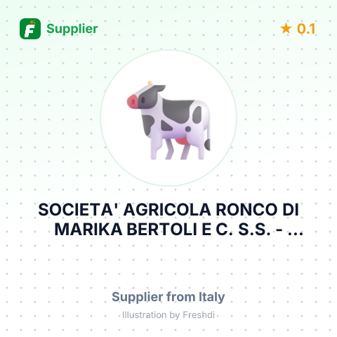 SOCIETA' AGRICOLA RONCO DI MARIKA BERTOLI E C. S.S. – summary card, no photo uploaded yet