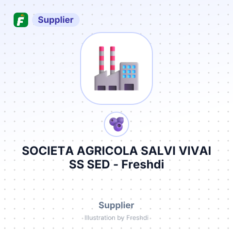 SOCIETA AGRICOLA SALVI VIVAI SS SED – summary card, no photo uploaded yet