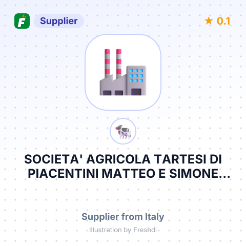 SOCIETA' AGRICOLA TARTESI DI PIACENTINI MATTEO E SIMONE S.S. – summary card, no photo uploaded yet