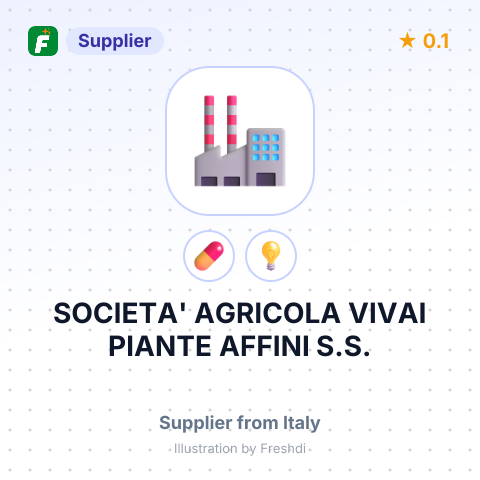 SOCIETA' AGRICOLA VIVAI PIANTE AFFINI S.S. – summary card, no photo uploaded yet