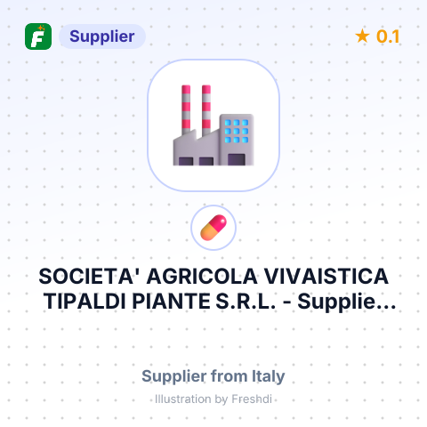 SOCIETA' AGRICOLA VIVAISTICA TIPALDI PIANTE S.R.L. – summary card, no photo uploaded yet