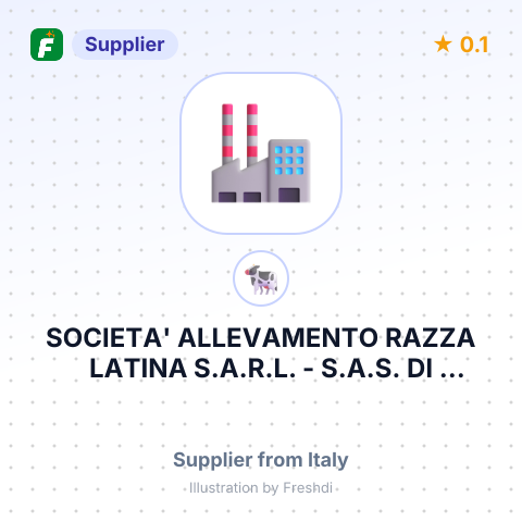 SOCIETA' ALLEVAMENTO RAZZA LATINA S.A.R.L. - S.A.S. DI CRISTIANA BRIVIO SFORZA & C. – summary card, no photo uploaded yet