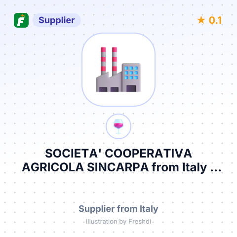 SOCIETA' COOPERATIVA AGRICOLA SINCARPA – summary card, no photo uploaded yet