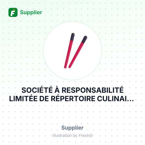 SOCIÉTÉ À RESPONSABILITÉ LIMITÉE DE RÉPERTOIRE CULINAIRE VN – summary card, no photo uploaded yet