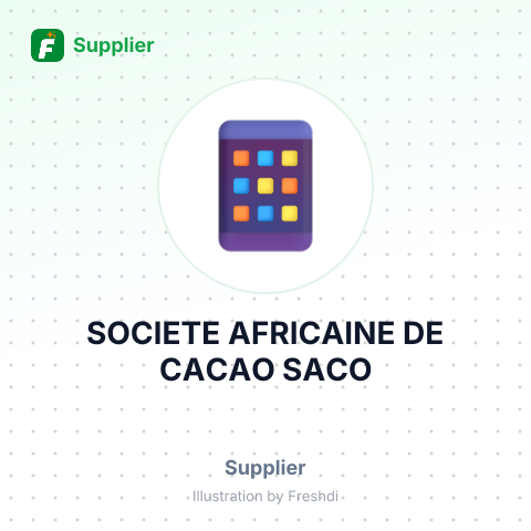 SOCIETE AFRICAINE DE CACAO SACO – summary card, no photo uploaded yet