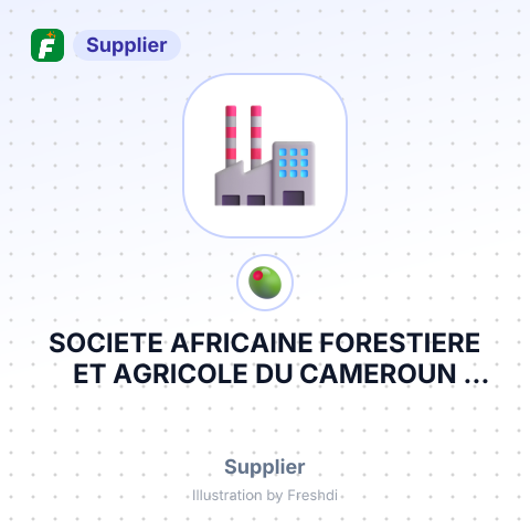 SOCIETE AFRICAINE FORESTIERE ET AGRICOLE DU CAMEROUN SAFACAM – summary card, no photo uploaded yet