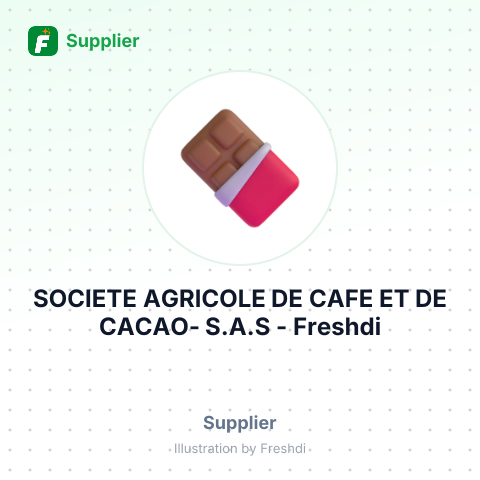 SOCIETE AGRICOLE DE CAFE ET DE CACAO- S.A.S – summary card, no photo uploaded yet