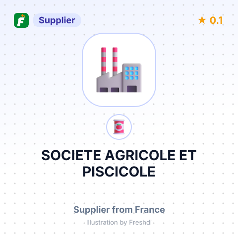 SOCIETE AGRICOLE ET PISCICOLE – summary card, no photo uploaded yet