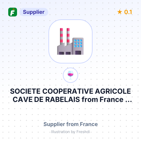 SOCIETE COOPERATIVE AGRICOLE CAVE DE RABELAIS – summary card, no photo uploaded yet