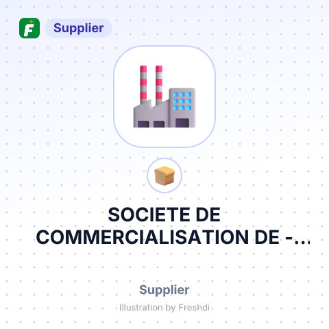 SOCIETE DE COMMERCIALISATION DE – summary card, no photo uploaded yet