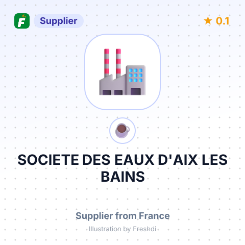 SOCIETE DES EAUX D'AIX LES BAINS – summary card, no photo uploaded yet
