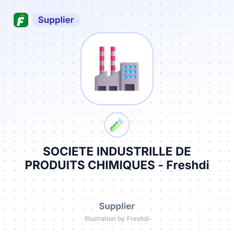 SOCIETE INDUSTRILLE DE PRODUITS CHIMIQUES – summary card, no photo uploaded yet