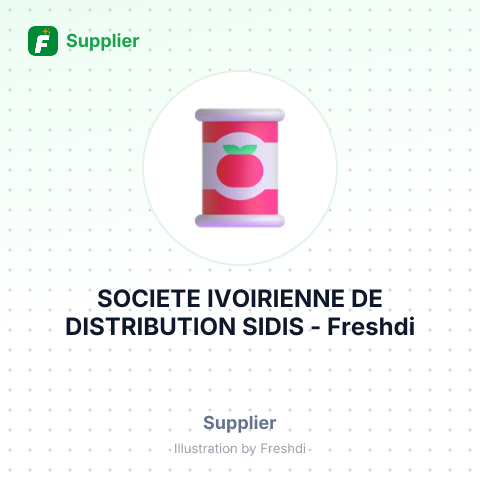 SOCIETE IVOIRIENNE DE DISTRIBUTION SIDIS – summary card, no photo uploaded yet