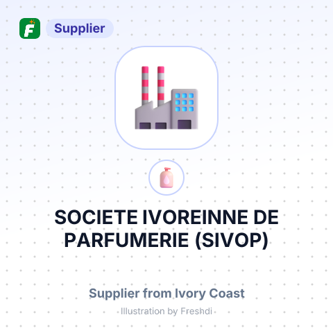 SOCIETE IVOREINNE DE PARFUMERIE (SIVOP) – summary card, no photo uploaded yet
