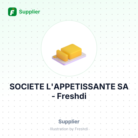 SOCIETE L'APPETISSANTE SA – summary card, no photo uploaded yet