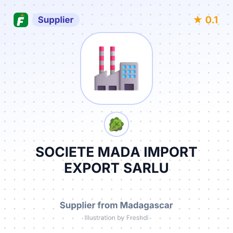 SOCIETE MADA IMPORT EXPORT SARLU – summary card, no photo uploaded yet