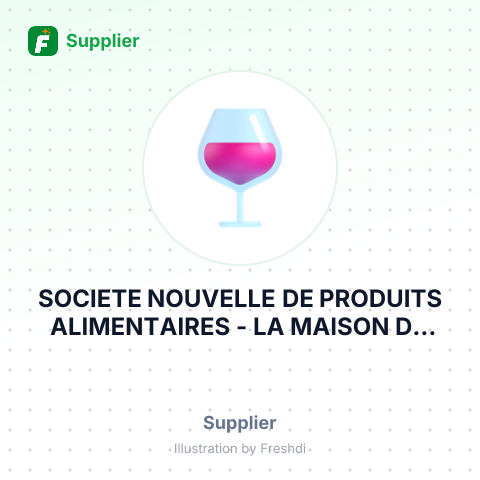 SOCIETE NOUVELLE DE PRODUITS ALIMENTAIRES - LA MAISON DU WHISKY – summary card, no photo uploaded yet