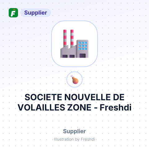 SOCIETE NOUVELLE DE VOLAILLES ZONE – summary card, no photo uploaded yet