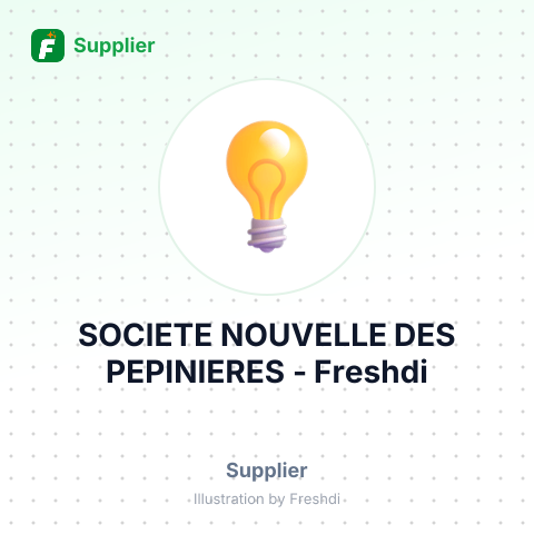 SOCIETE NOUVELLE DES PEPINIERES – summary card, no photo uploaded yet