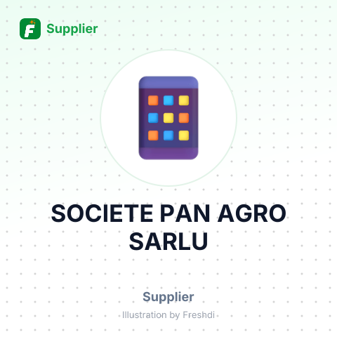 SOCIETE PAN AGRO SARLU – summary card, no photo uploaded yet