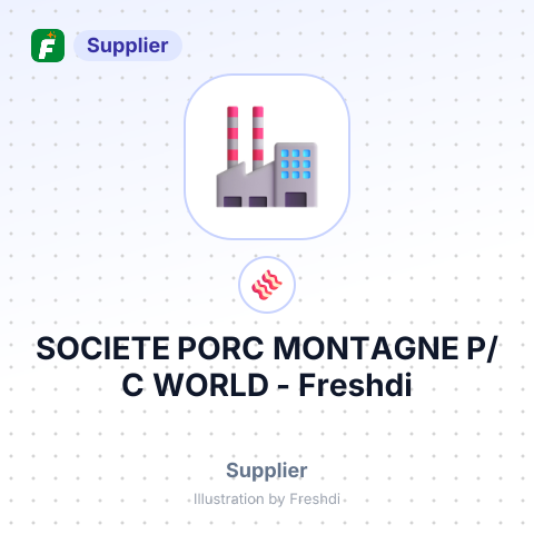 SOCIETE PORC MONTAGNE P/C WORLD – summary card, no photo uploaded yet