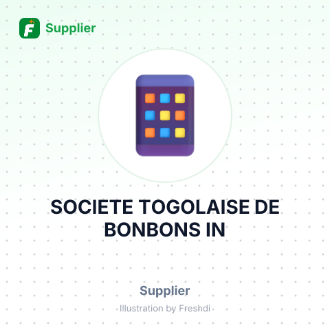SOCIETE TOGOLAISE DE BONBONS IN – summary card, no photo uploaded yet