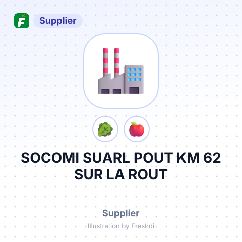 SOCOMI SUARL POUT KM 62 SUR LA ROUT – summary card, no photo uploaded yet