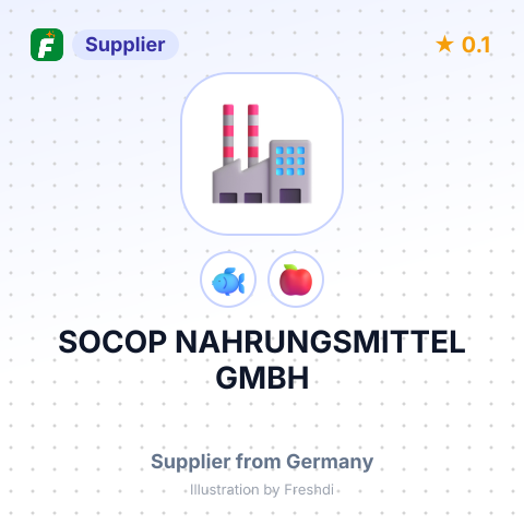 SOCOP NAHRUNGSMITTEL GMBH – summary card, no photo uploaded yet