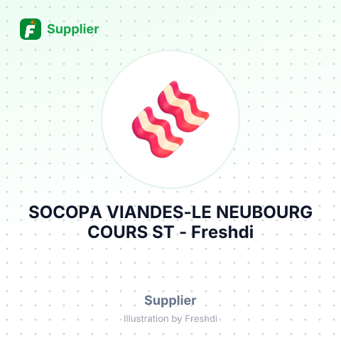 SOCOPA VIANDES-LE NEUBOURG COURS ST – summary card, no photo uploaded yet