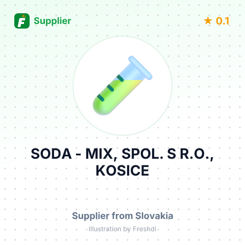 SODA - MIX, SPOL. S R.O., KOSICE – summary card, no photo uploaded yet