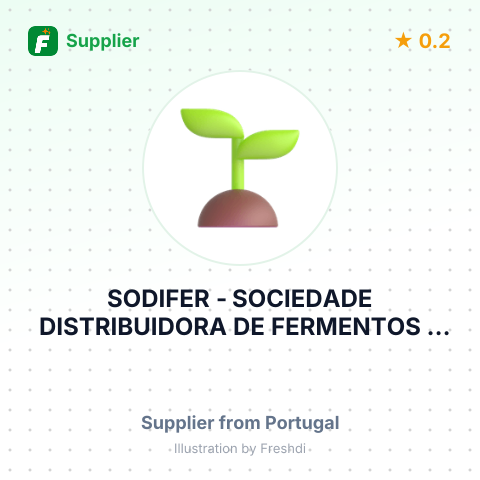 SODIFER - SOCIEDADE DISTRIBUIDORA DE FERMENTOS E REPRESENTACOES, LDA – summary card, no photo uploaded yet