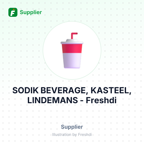 SODIK BEVERAGE, KASTEEL, LINDEMANS – summary card, no photo uploaded yet