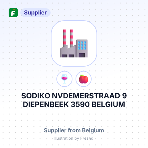 SODIKO NVDEMERSTRAAD 9 DIEPENBEEK 3590 BELGIUM – summary card, no photo uploaded yet