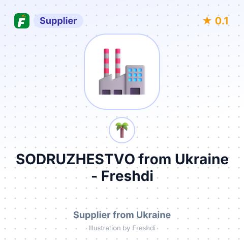 SODRUZHESTVO – summary card, no photo uploaded yet