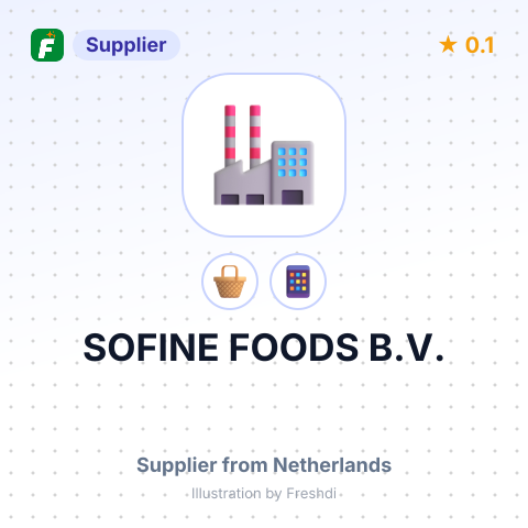 SOFINE FOODS B.V. – summary card, no photo uploaded yet