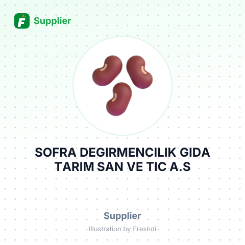 SOFRA DEGIRMENCILIK GIDA TARIM SAN VE TIC A.S – summary card, no photo uploaded yet