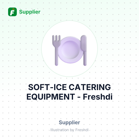 SOFT-ICE CATERING EQUIPMENT – summary card, no photo uploaded yet