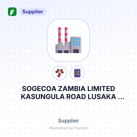 SOGECOA ZAMBIA LIMITED KASUNGULA ROAD LUSAKA ZAMBIA – summary card, no photo uploaded yet