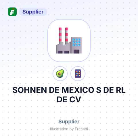 SOHNEN DE MEXICO S DE RL DE CV – summary card, no photo uploaded yet