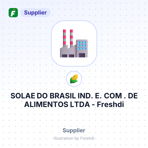 SOLAE DO BRASIL IND. E. COM . DE ALIMENTOS LTDA – summary card, no photo uploaded yet