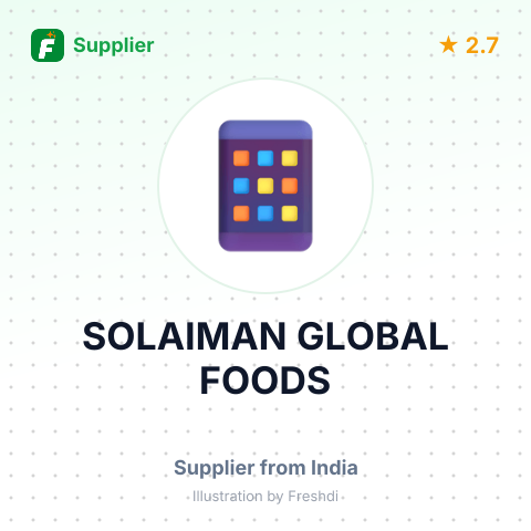SOLAIMAN GLOBAL FOODS – summary card, no photo uploaded yet