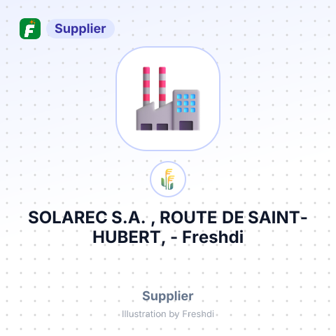 SOLAREC S.A. , ROUTE DE SAINT-HUBERT, – summary card, no photo uploaded yet