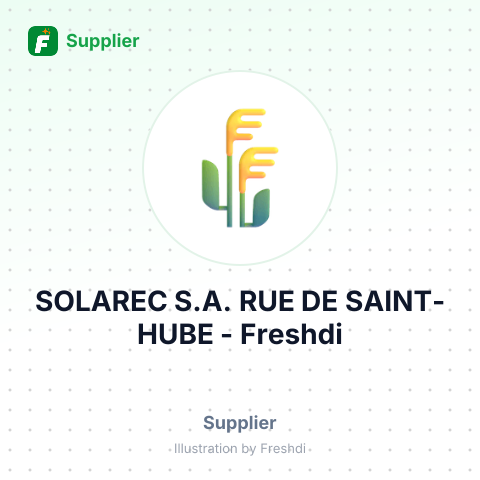 SOLAREC S.A. RUE DE SAINT-HUBE – summary card, no photo uploaded yet