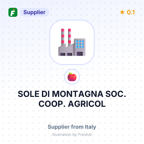 SOLE DI MONTAGNA SOC. COOP. AGRICOL – summary card, no photo uploaded yet